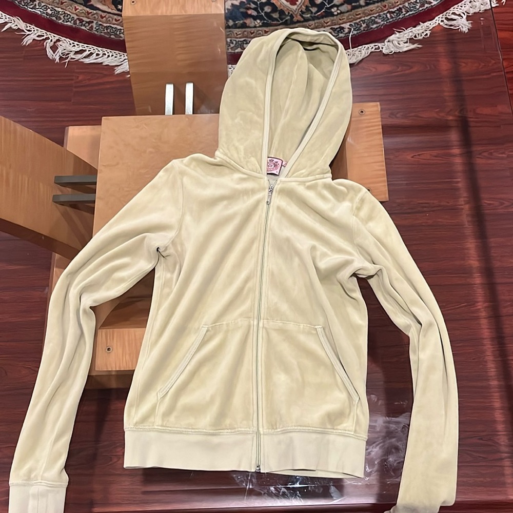 Vintage Juicy Couture Light Green Velour Jacket